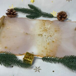 Handgemachtes Serviertablett aus Epoxidharz/ Resin