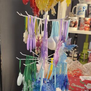 Handgemachte Epoxidharz Weihnachtsanhänger – Wähle deine Form & Farbe